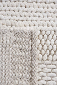 IVORY KILIM HAND WOVEN DHURRIE by Imperial Knots - Image 3