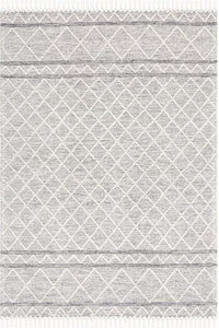 IVORY AND BLACK KILIM HAND WOVEN DHURRIE by Imperial Knots - Image 1