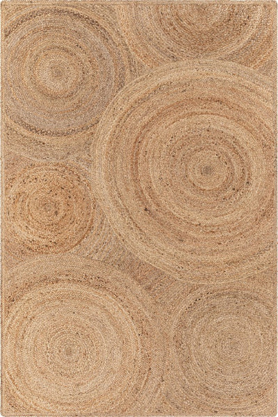 NATURAL SOLID JUTE HAND WOVEN DHURRIE