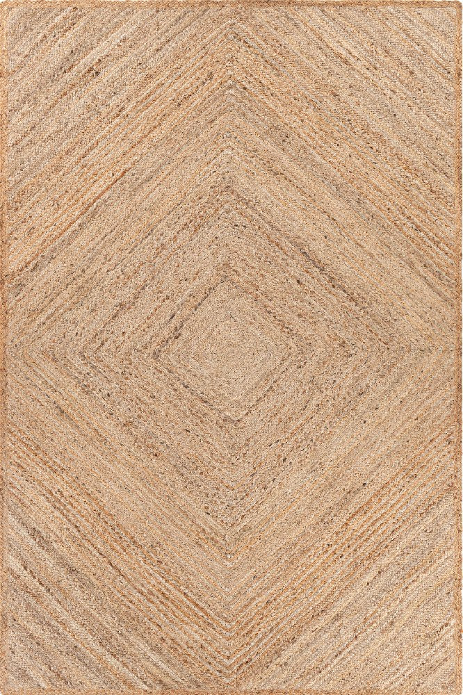 NATURAL SOLID JUTE HAND WOVEN DHURRIE