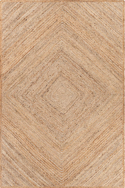 NATURAL SOLID JUTE HAND WOVEN DHURRIE