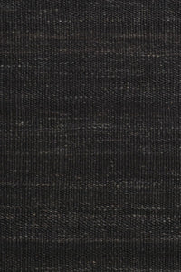 BLACK JUTE HAND WOVEN DHURRIE by Imperial Knots - Image 3
