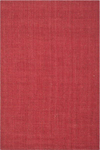 RED JUTE HAND WOVEN DHURRIE