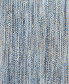 BLUE CHINDI HAND WOVEN DHURRIE