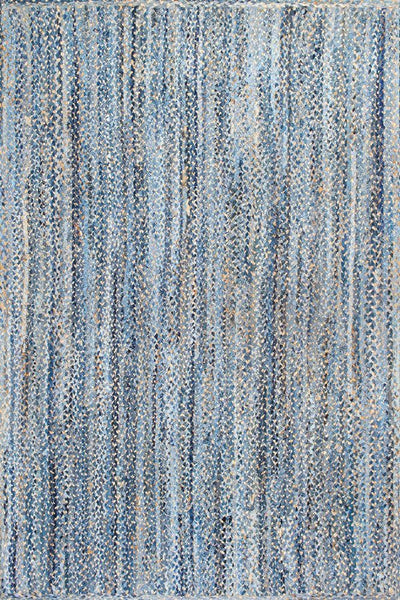 BLUE CHINDI HAND WOVEN DHURRIE