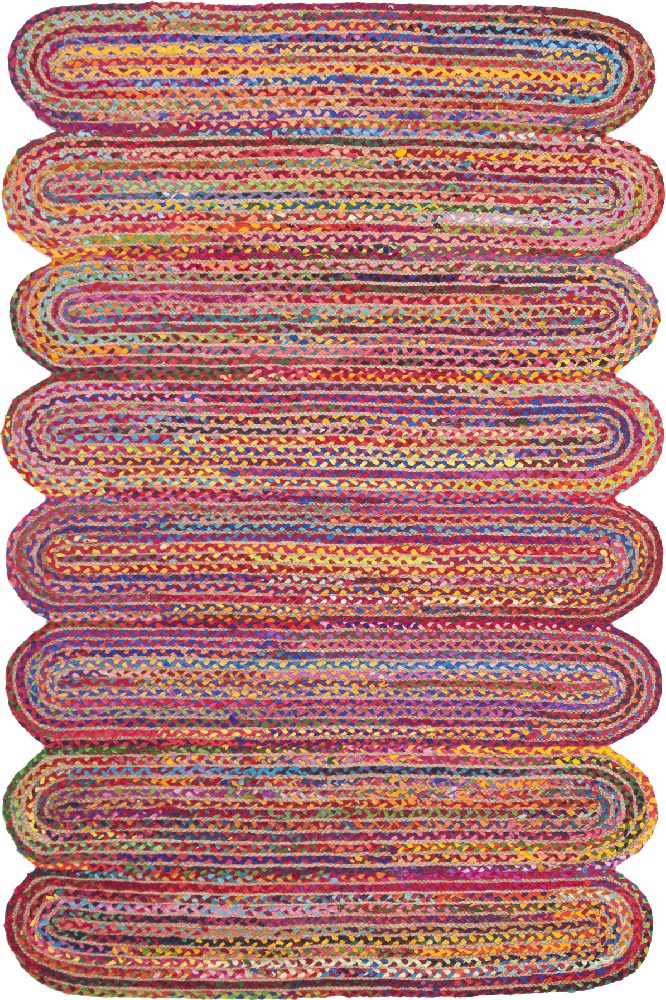 MULTICOLOR CHINDI HAND WOVEN DHURRIE