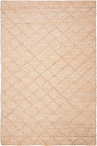 NATURAL GEOMETRIC JUTE HAND WOVEN DHURRIE by Imperial Knots - Image 1