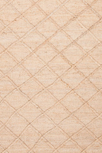 NATURAL GEOMETRIC JUTE HAND WOVEN DHURRIE by Imperial Knots - Image 3