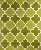 GREEN MOROCCAN HAND TUFTED CARPET by Imperial Knots - Image 1