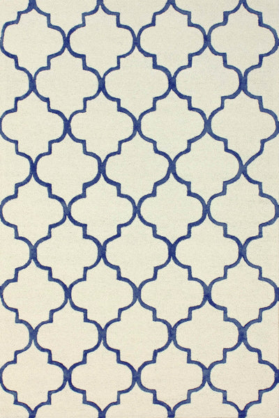 IVORY MOROCCAN HAND TUFTED CARPET