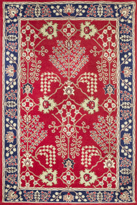 RED PERSIAN HAND TUFTED CARPET by Imperial Knots - Image 1
