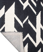 BLACK AND WHITE CUBES HAND TUFTED CARPET