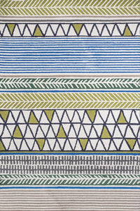 MULTICOLOR TRIBAL HAND TUFTED CARPET by Imperial Knots - Image 1