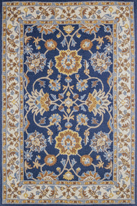 BLUE AND GREY PERSIAN HAND TUFTED CARPET by Imperial Knots - Image 1