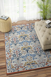 MULTICOLOR PERSIAN HAND TUFTED CARPET by Imperial Knots - Image 2
