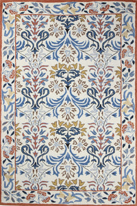 MULTICOLOR PERSIAN HAND TUFTED CARPET by Imperial Knots - Image 1