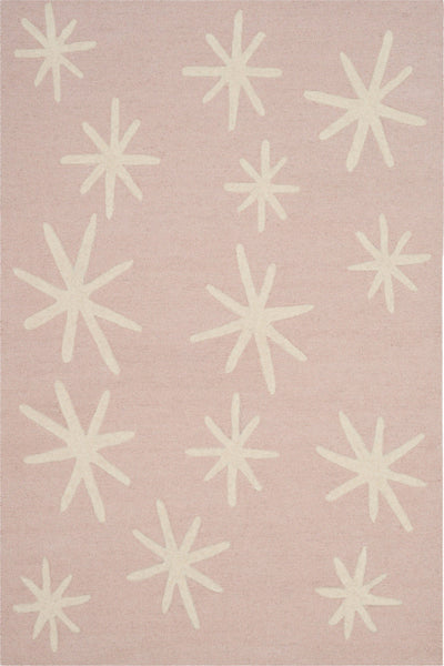 PINK AND IVORY KIDS HAND TUFTED CARPET