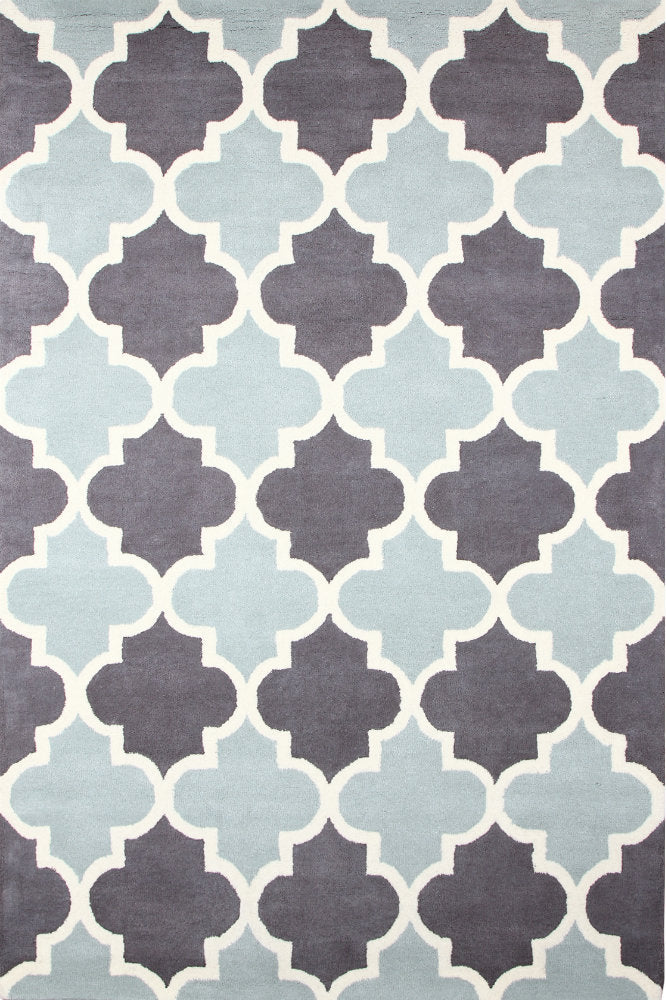 GREY MOROCCAN HAND TUFTED CARPET