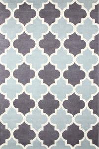 GREY MOROCCAN HAND TUFTED CARPET by Imperial Knots - Image 1