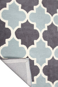 GREY MOROCCAN HAND TUFTED CARPET by Imperial Knots - Image 4