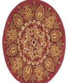 RED SUZANI HAND TUFTED CARPET