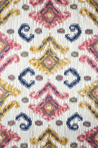 MULTICOLOR GREY IKAT HAND TUFTED CARPET by Imperial Knots - Image 1