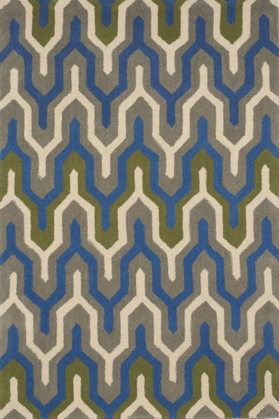 MULTICOLOR WISHBONE HAND TUFTED CARPET