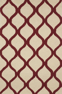IVORY TRELLIS HAND TUFTED CARPET by Imperial Knots - Image 1