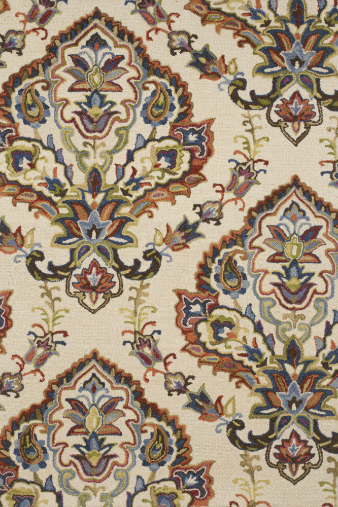 MULTICOLOR FLORAL HAND TUFTED CARPET