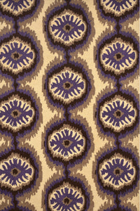 BEIGE IKAT HAND TUFTED CARPET by Imperial Knots - Image 1