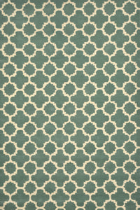 GREEN MOROCCAN HAND TUFTED CARPET by Imperial Knots - Image 1