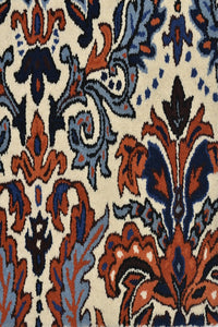 IVORY MULTICOLOR DAMASK HAND TUFTED CARPET by Imperial Knots - Image 3