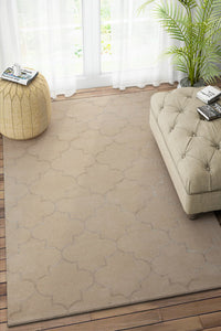 BEIGE MOROCCAN HAND TUFTED CARPET by Imperial Knots - Image 2