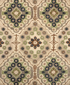 IVORY TRADITIONAL HAND TUFTED CARPET