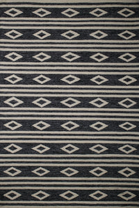 CHARCOAL TRIBAL HAND TUFTED CARPET by Imperial Knots - Image 1