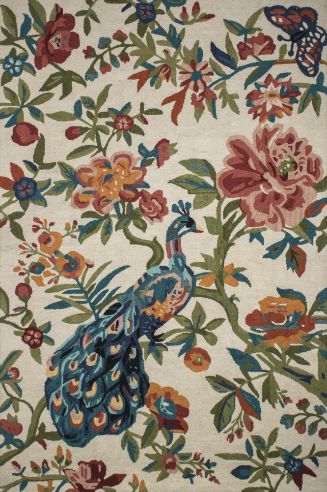 MULTICOLOR FLORAL HAND TUFTED CARPET
