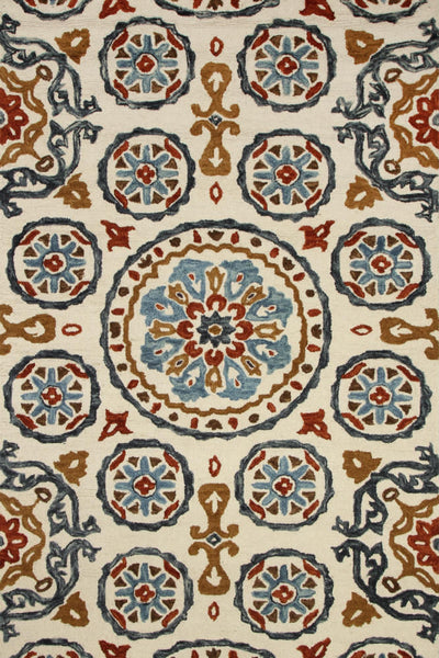MULTICOLOR SUZANI HAND TUFTED CARPET