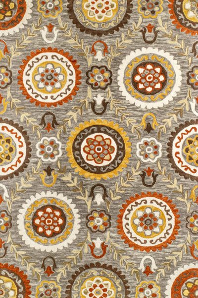 GREY SUZANI HAND TUFTED CARPET