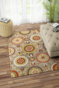 GREY SUZANI HAND TUFTED CARPET by Imperial Knots - Image 2