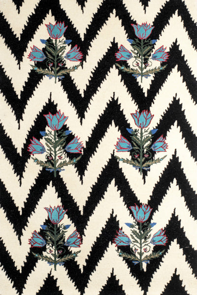 MULTICOLOR CHEVRON HAND TUFTED CARPET
