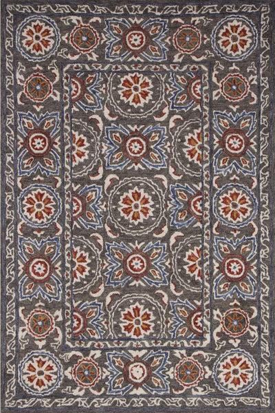 GREY SUZANI HAND TUFTED CARPET