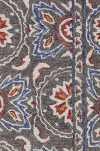 GREY SUZANI HAND TUFTED CARPET by Imperial Knots - Image 3