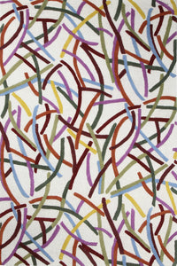 MULTICOLOR GEOMETRIC HAND TUFTED CARPET by Imperial Knots - Image 1