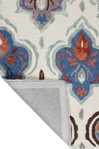 MULTICOLOR SUZANI HAND TUFTED CARPET by Imperial Knots - Image 4