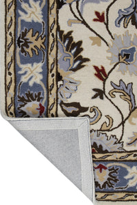BEIGE TRADITIONAL HAND TUFTED CARPET by Imperial Knots - Image 4