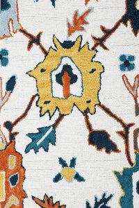 MULTICOLOR SUZANI HAND TUFTED CARPET by Imperial Knots - Image 3