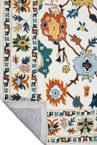 MULTICOLOR SUZANI HAND TUFTED CARPET by Imperial Knots - Image 4