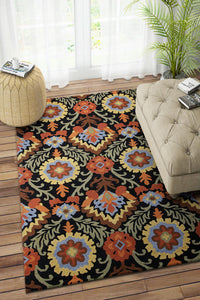 BLACK ARIYONA HAND TUFTED CARPET by Imperial Knots - Image 2