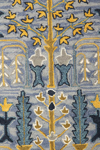 MULTICOLOR TRADITIONAL HAND TUFTED CARPET by Imperial Knots - Image 3