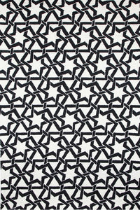 BLACK AND WHITE DIP DYED HAND TUFTED CARPET by Imperial Knots - Image 1